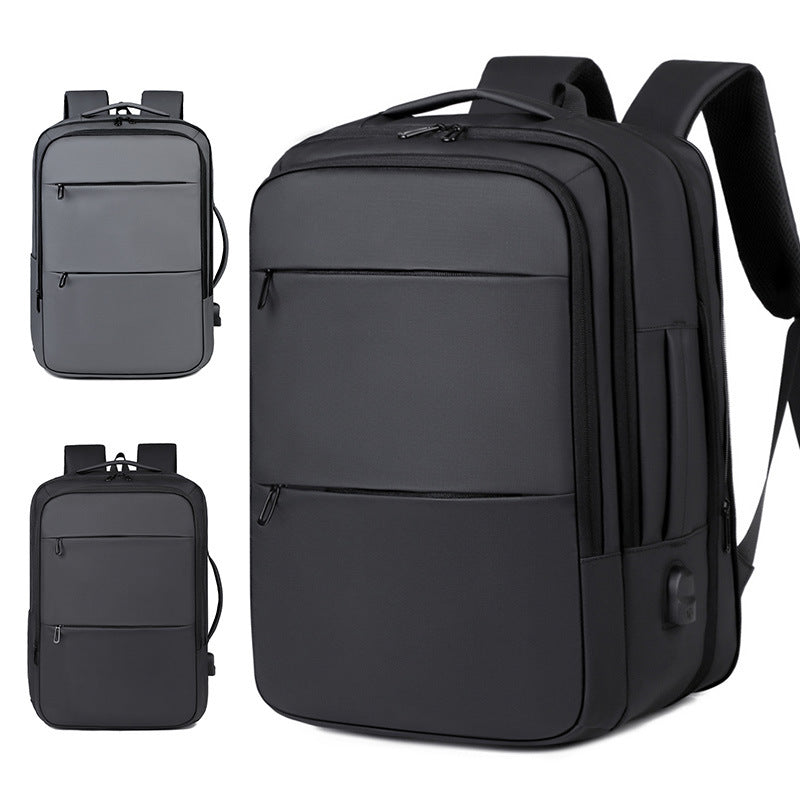 Business Rucksack mit Erweiterbarem Innenraum und Intelligentem Sicherheitsfach Brehn