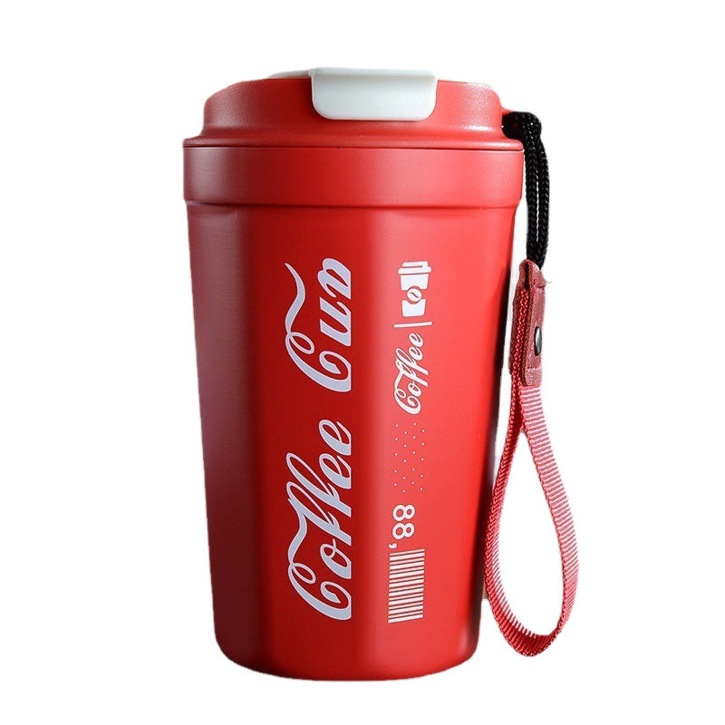 Damen isolierter Kaffeebecher mit praktischer Tragevorrichtung Brehn