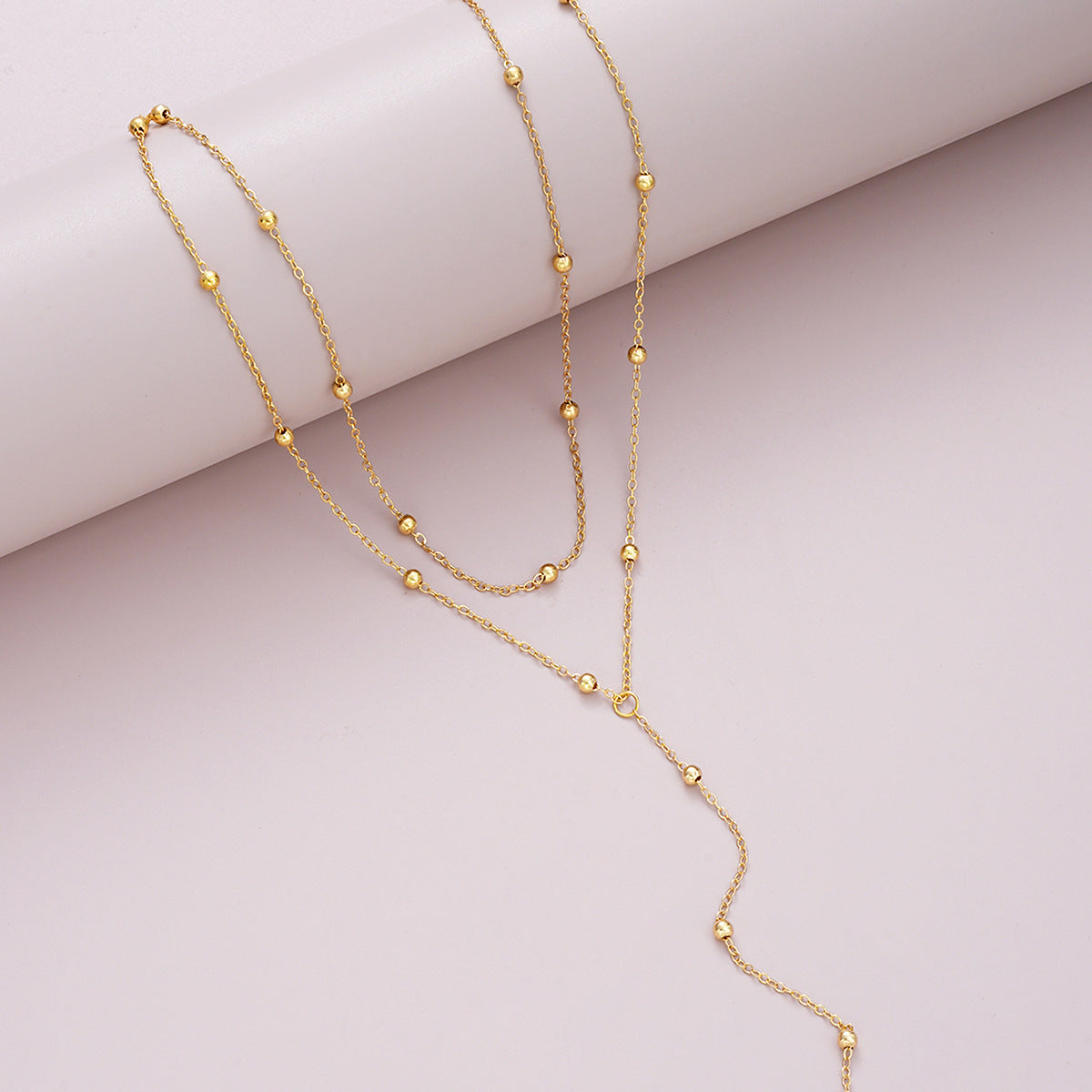 Multi-Schicht Lariat Halskette Brehn