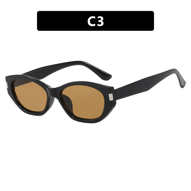 Damen modische Katzenaugen-Sonnenbrille mit eleganten Gläsern Brehn