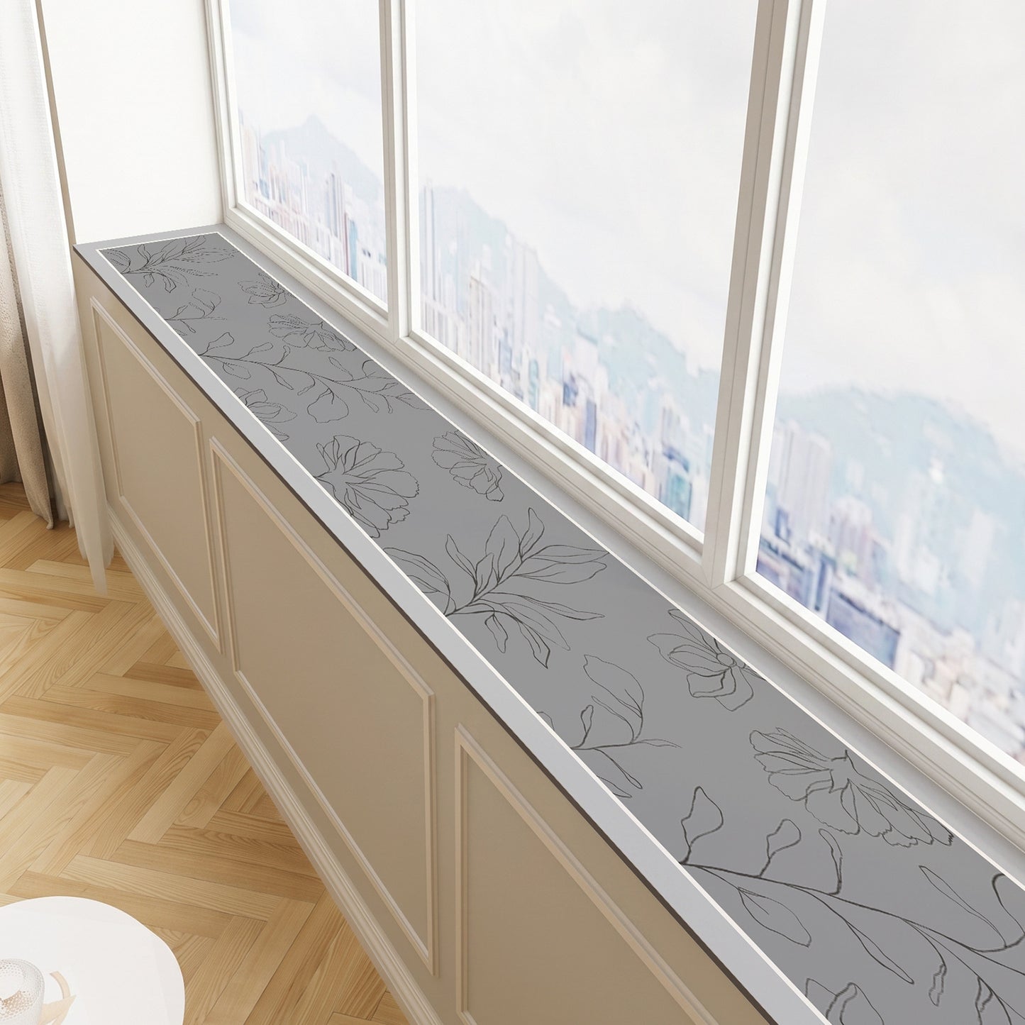 Blumenmuster dekorative Fensterbankmatte Brehn