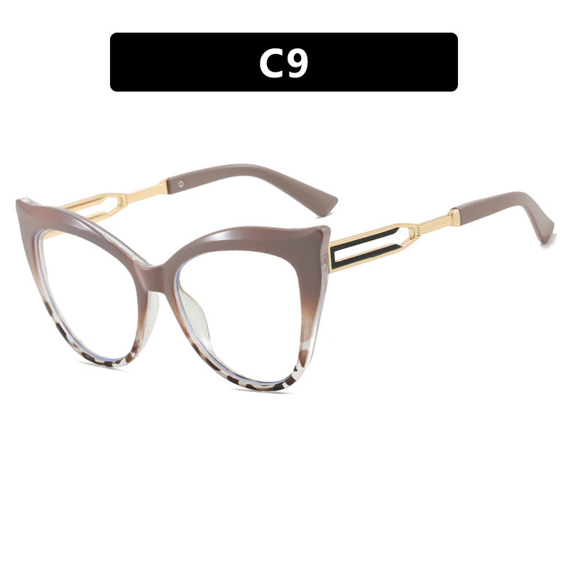 Damen cat-eye Brille mit elegantem Metallrahmen Brehn