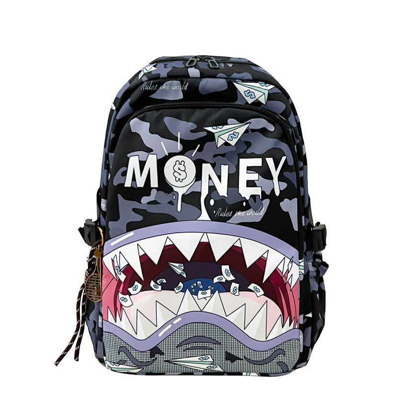 Kreativer Cartoon Hai Rucksack