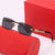 Damen elegante Rechteckige Brille Brehn