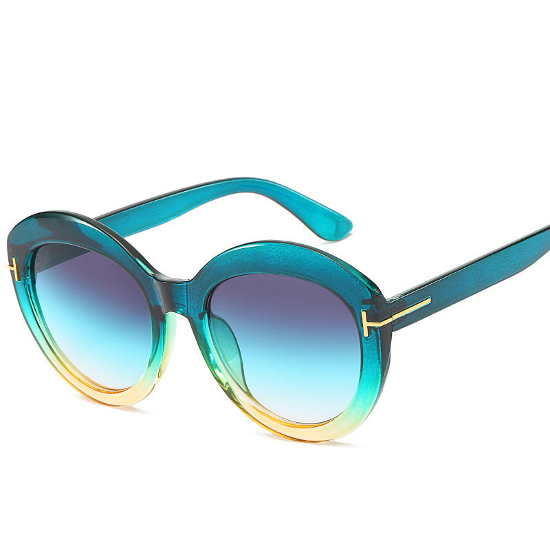 Oversized Gradient Lens Sonnenbrille Brehn