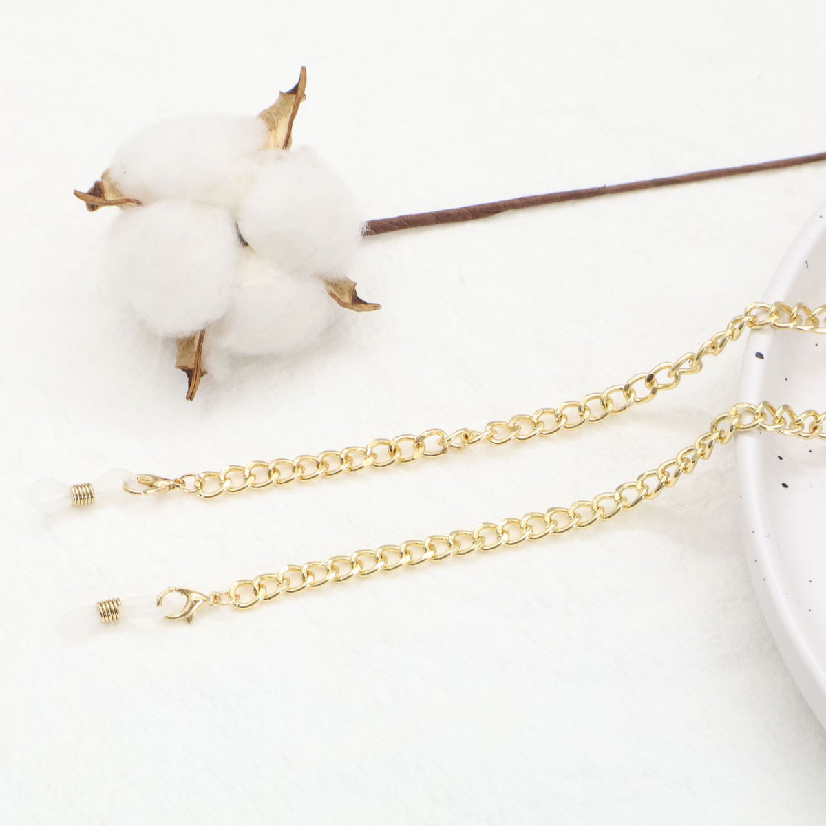 Stylische Metall-Brillen-Kette Brehn