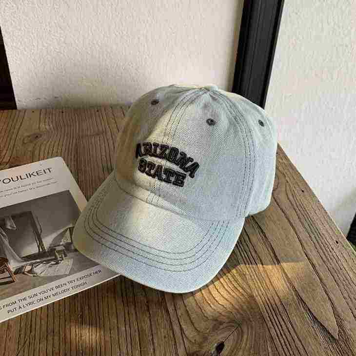 Unisex Vintage-inspiriertes besticktes Denim-Cap Brehn