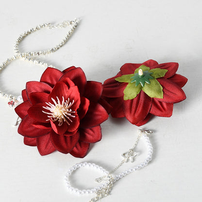 Elegante Seidenblumen-Haaraccessoires