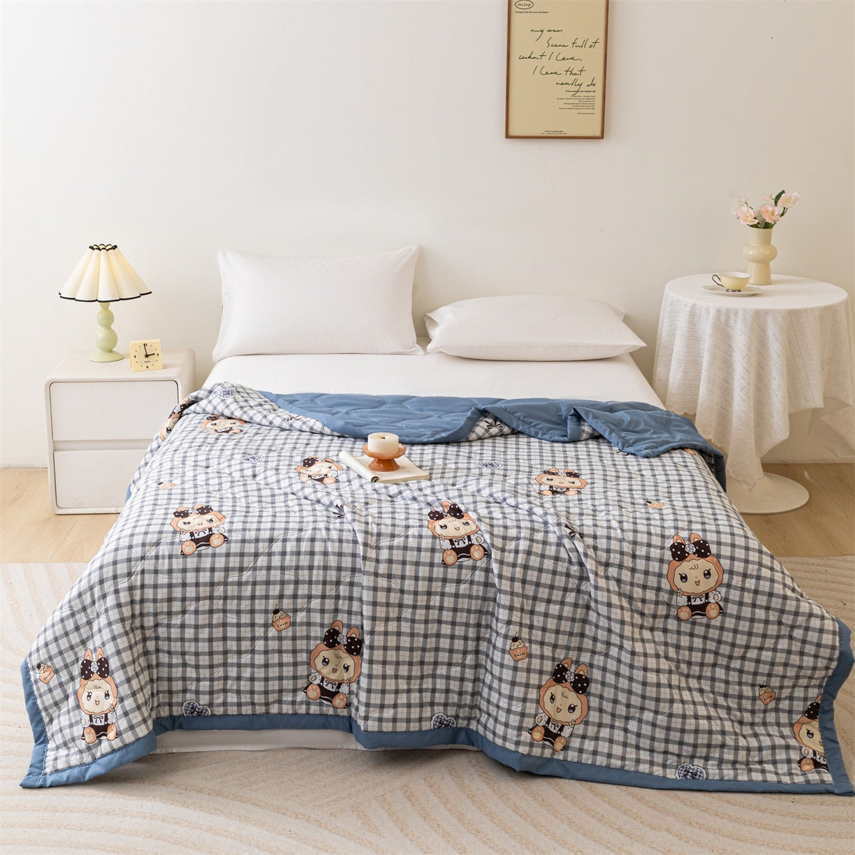 Damen Kuschelige Decke mit verspieltem Schleifen-Design Brehn