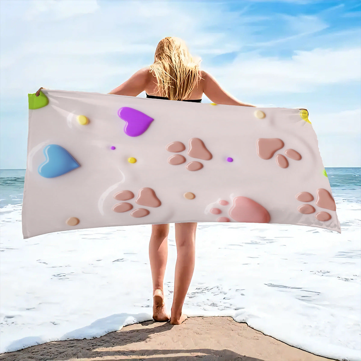 Luxuriöses Übergroßes Strandtuch Brehn