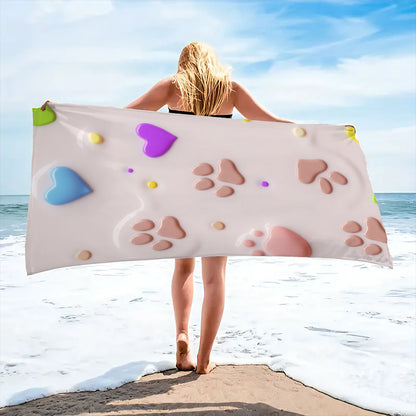 Luxuriöses Übergroßes Strandtuch Brehn