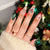 Urlaubs-Themen Press-On Nail Art Set mit dekorativen Weihnachtselementen Brehn