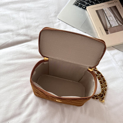 Elegante gesteppte Mini-Handtasche