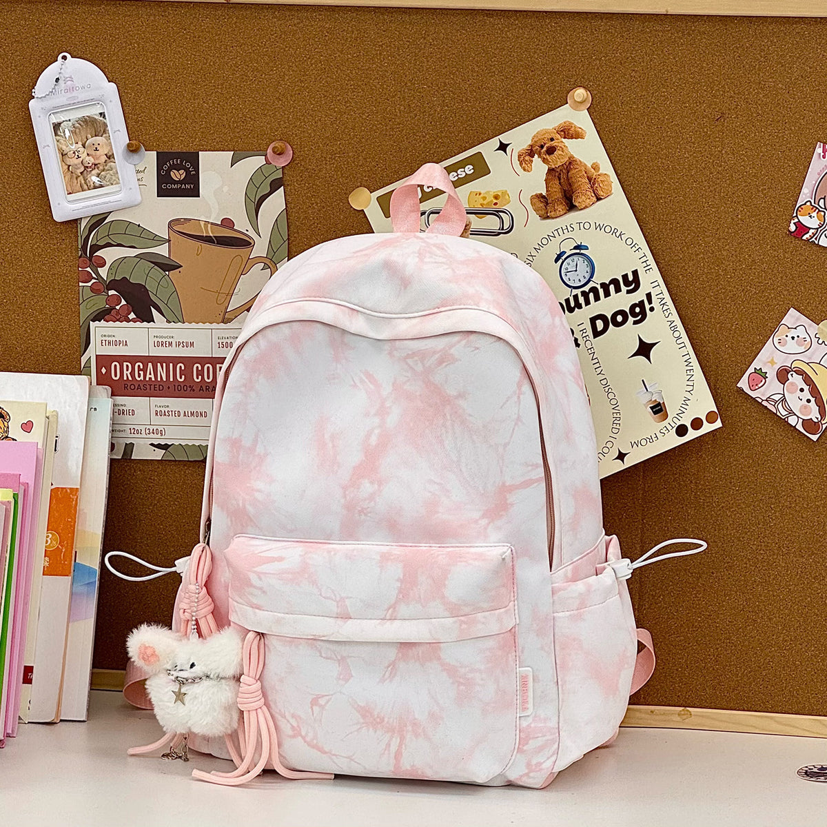 Trendiger Tie-Dye-Muster Rucksack Brehn