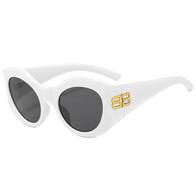 Damen Designer Cat-Eye Sonnenbrille mit elegantem Profil und UV-Schutz Brehn