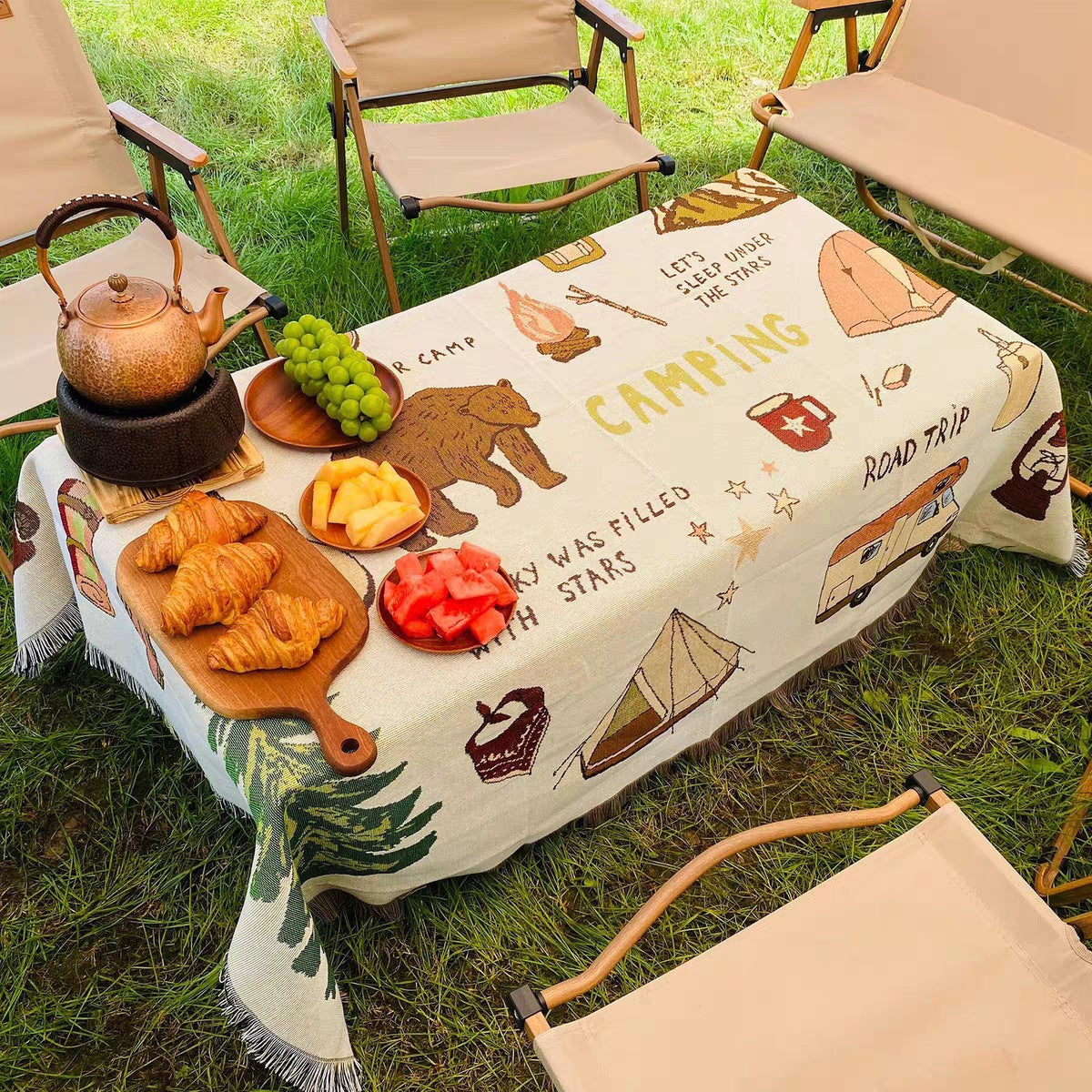 Dekorative Outdoor Picknickdecke