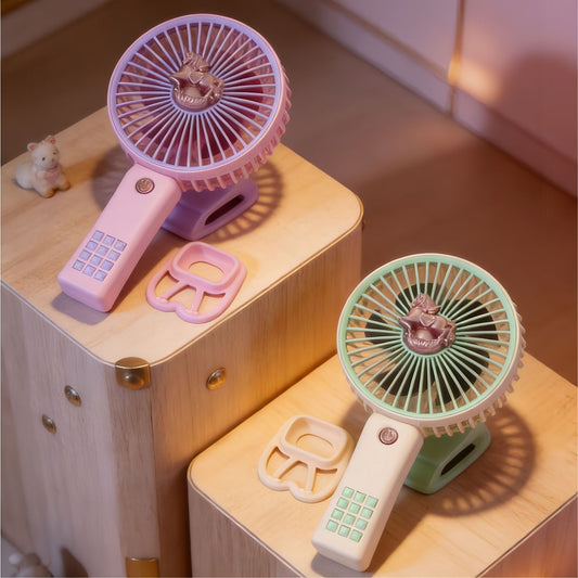 Damen Tragbarer Handventilator mit innovativem Einhorn-Design Brehn