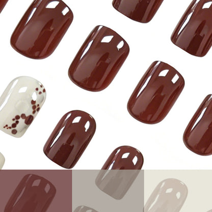 Elegante Glänzende Nagelkunst Brehn