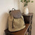 Handgefertigte Rucksacktasche mit Lederverzierungen Brehn