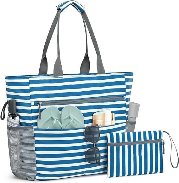 Strandtasche mit Multifunktionalen Fächern Brehn