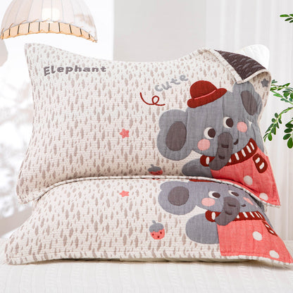 Damen Kissenbezug mit fröhlichem Pinguin-Motiv Brehn