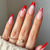 Festliches thematisches Press-On Nagelkunst Brehn