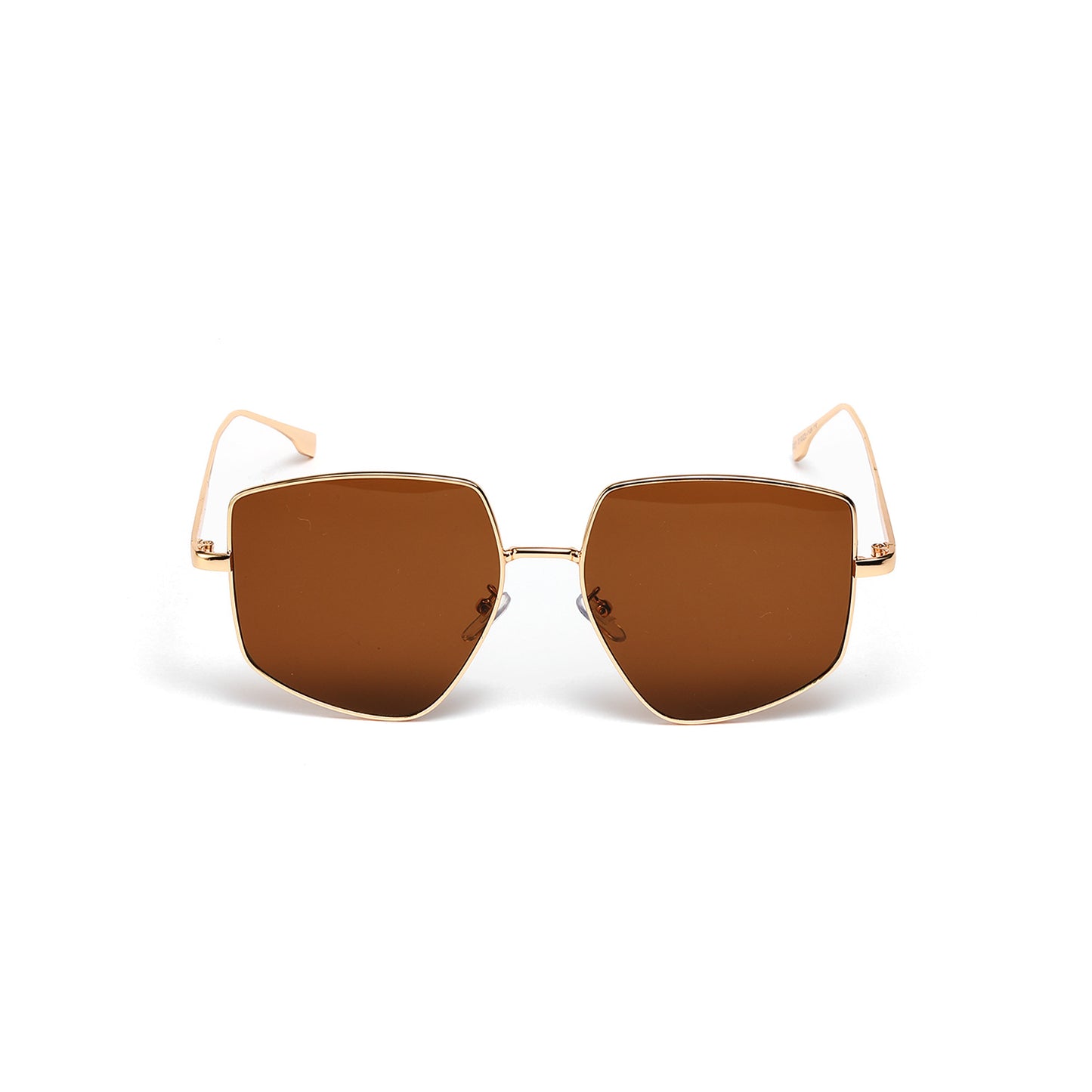 Damen quadratische Sonnenbrille mit elegantem Metallrahmen Brehn