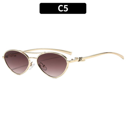 Elegante Dual Bridge Sonnenbrille