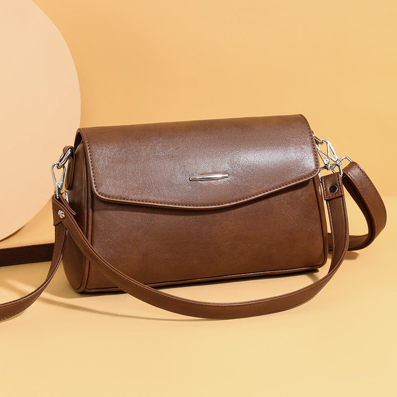 ELEGANTE STRUKTURIERTE SCHULTERTASCHE