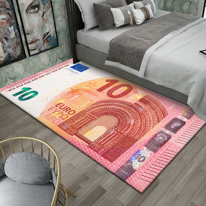 Dollar-Themen dekorativer Teppich