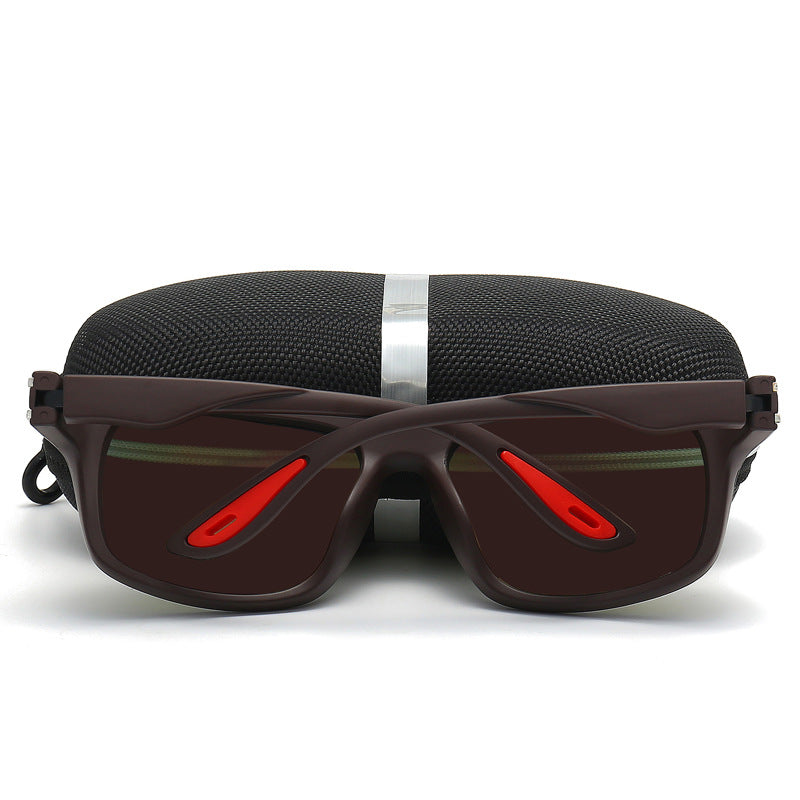 Herren Sportliche Sonnenbrille mit polarisierten Gläsern und stoßfestem Rahmen Brehn