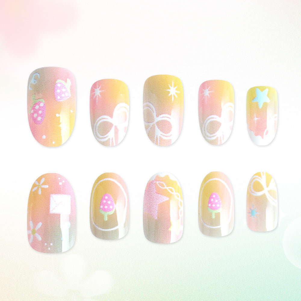 Kreative Französische Tip Nagelkunst Brehn
