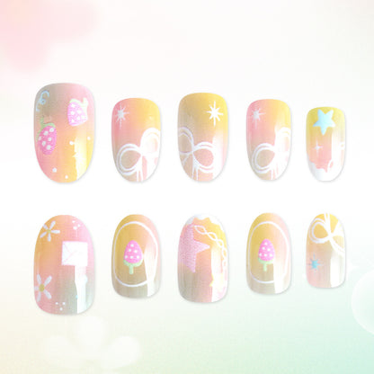 Kreative Französische Tip Nagelkunst Brehn