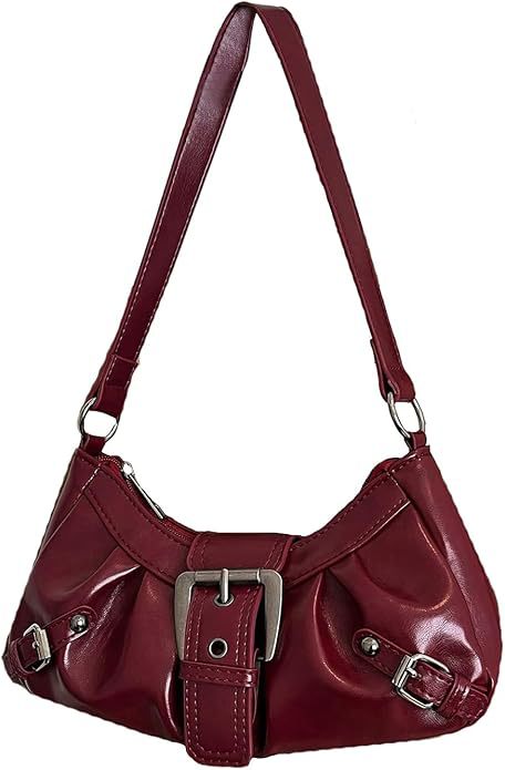 Schultertasche mit Trendigem Design und Dekorativem Schnallenverschluss Brehn