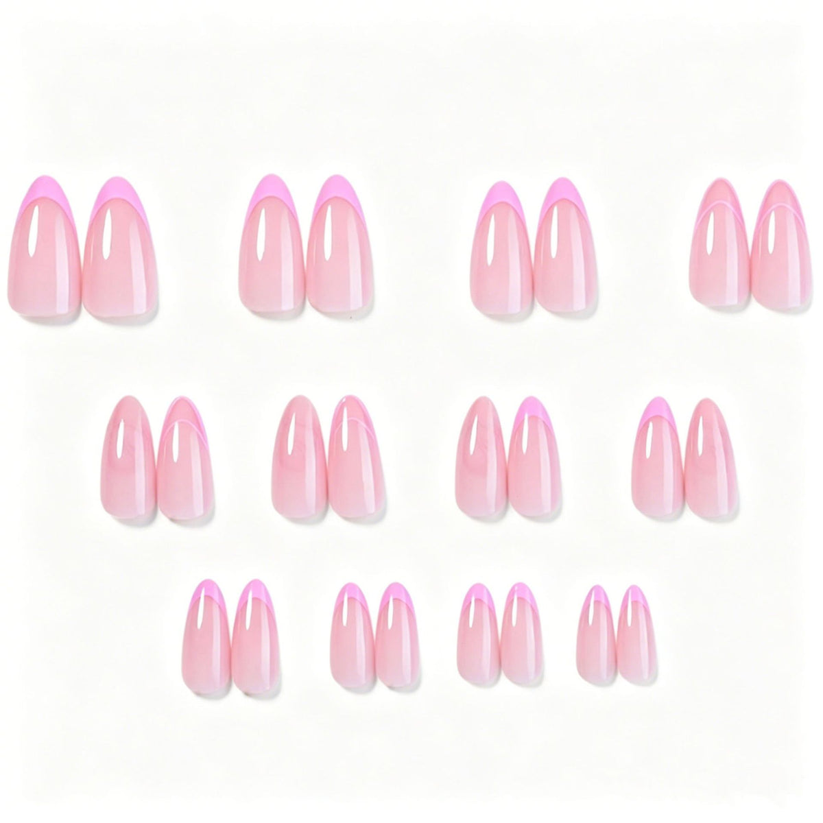 Elegante Stiletto-Nagelkunst-Tipps mit Herzdesign Brehn
