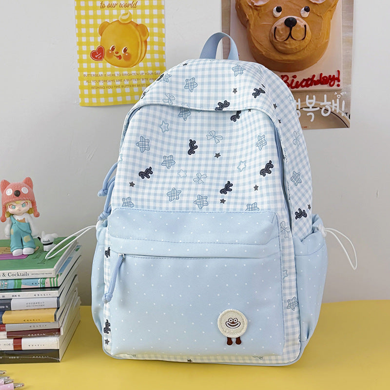 Mädchen Süßer Cartoon-Themen Schulrucksack