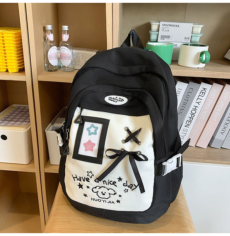 Niedlicher Charakter-Themen-Schulrucksack
