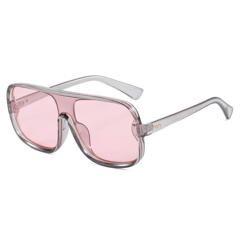 Damen modische Oversized-Sonnenbrille im futuristischen Design Brehn