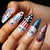 Kunstnägel mit patriotischen Designs Brehn