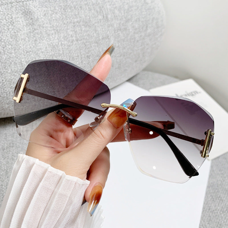 Damen futuristische Quadrat-Sonnenbrille Brehn