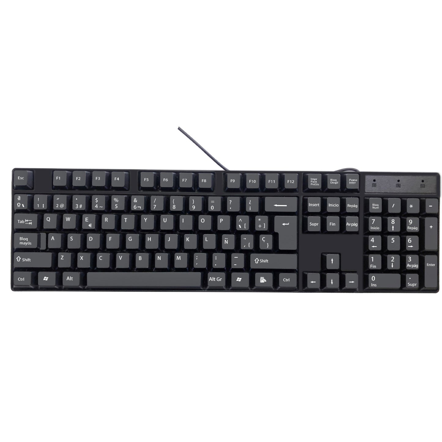Kompakte kabelgebundene Tastatur Brehn