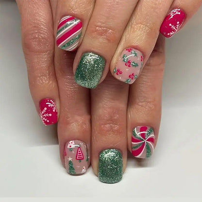 Festliches Feiertags-Nagelkunst-Set Brehn
