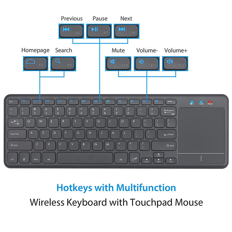 Kabelloses Touchpad-Tastatur Brehn