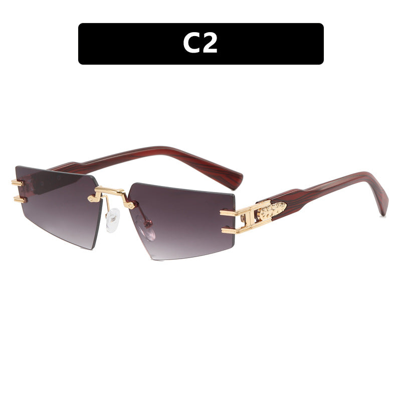 Damen modische Sonnenbrille mit eleganter quadratischer Rahmenkonstruktion und luxuriösen Details Brehn