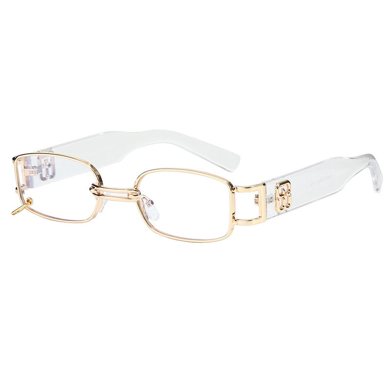 Modische Sonnenbrille mit Einzigartigem Rechteckigem Rahmen Brehn