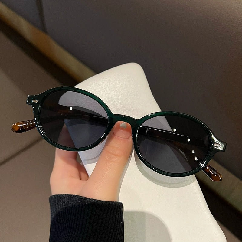 Vintage Oval Frame Sonnenbrille Brehn
