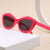 Damen Cat-Eye Sonnenbrille mit stylischem Leopardenmuster Brehn