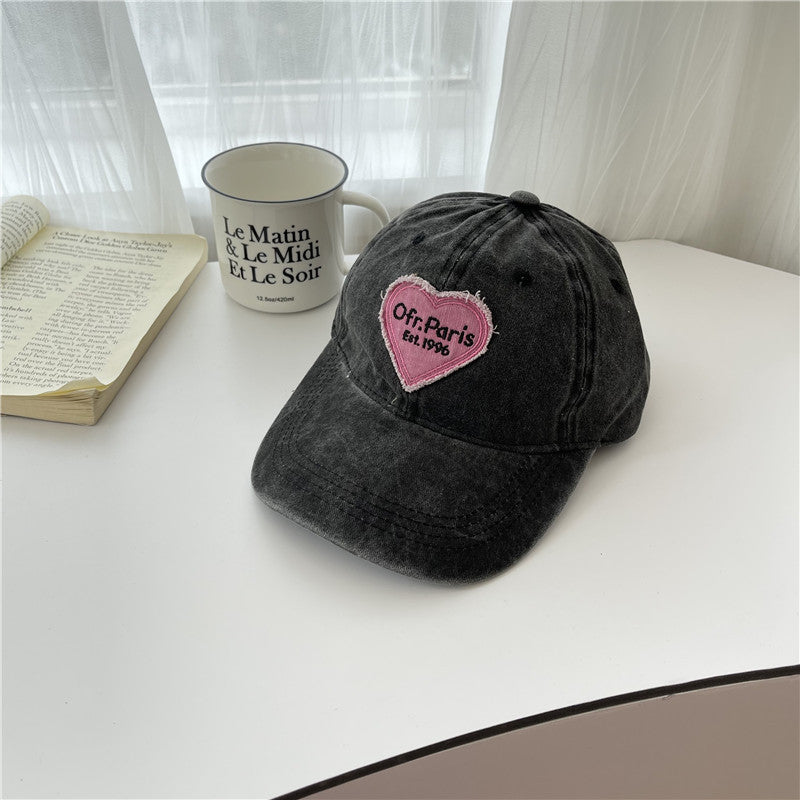 Damen Vintage-inspiriertes besticktes Baseballcap Brehn
