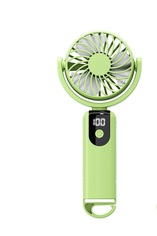 Tragbarer Handventilator für Damen mit Digitalanzeige Brehn