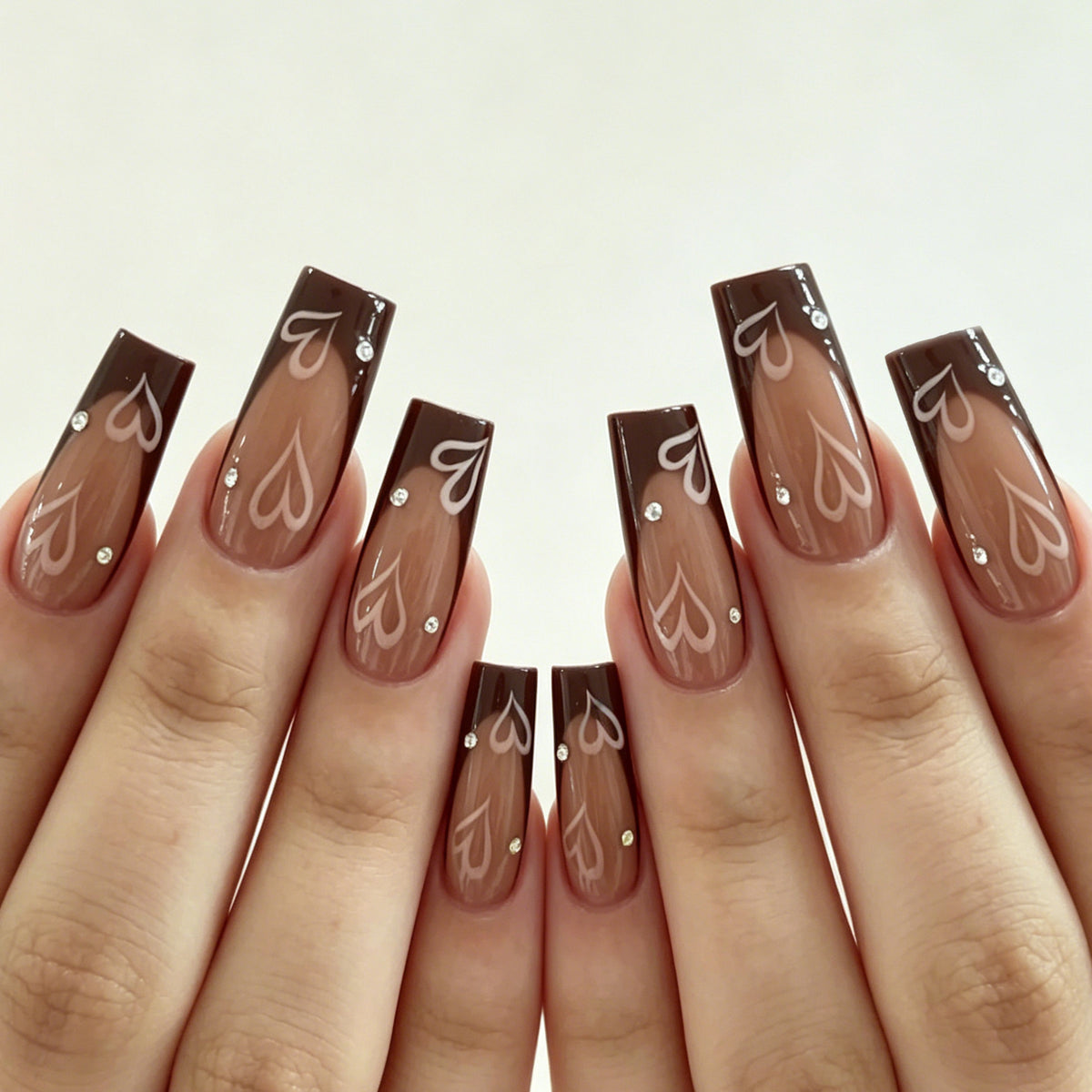 Herz-Druck Decorativen Nagelverbesserungen Brehn